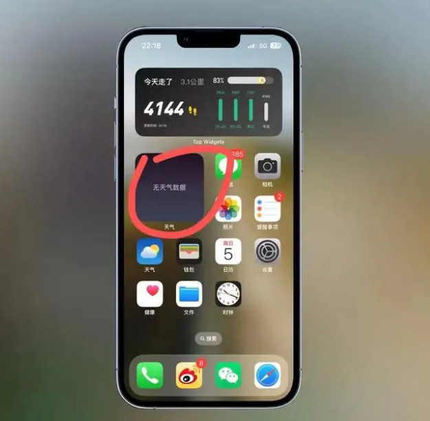 福州苹果手机维修分享:iOS16主屏幕天气小组件无法正常工作怎么办？ 
