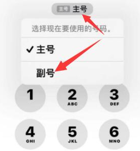 福州苹果14维修店分享iPhone 14 Pro Max使用副卡打电话的方法 